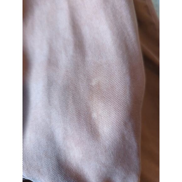 Free People Under Your Spell Tencel Blouse Long Sleeve Lace-Up Top Sz Small - Picture 8 of 8